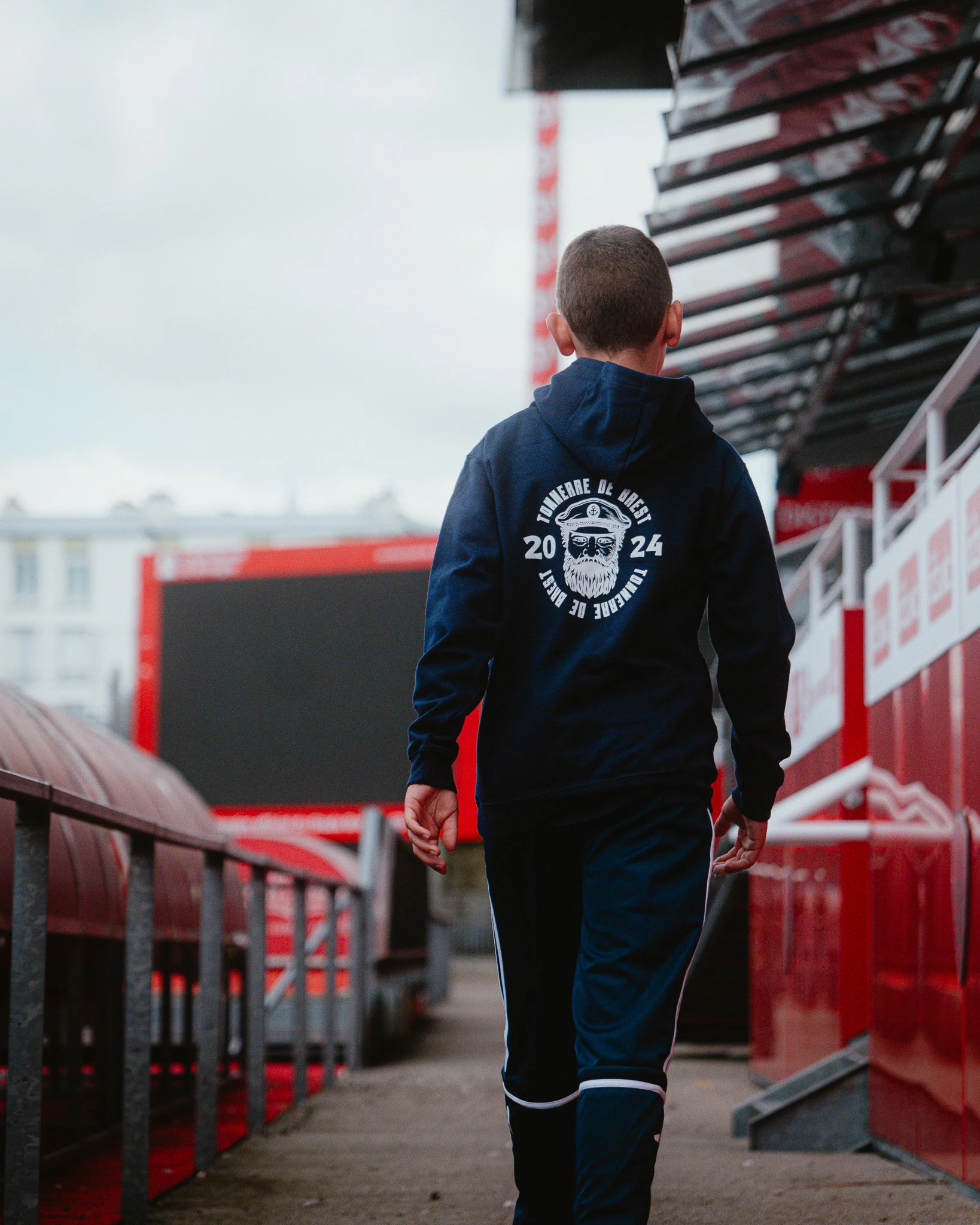Sweat Ă capuche TDB Bleu Marine - Image 3
