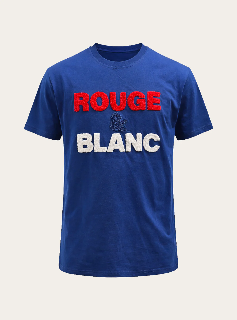 Tee-shirt Bleu Marine "Rouge & Blanc"