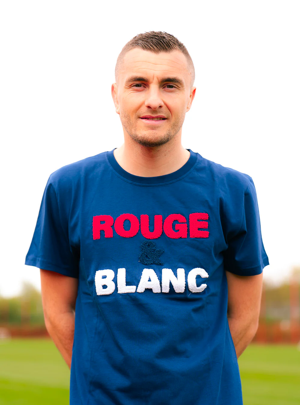 Tee-shirt Bleu Marine "Rouge & Blanc" - Image 3